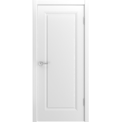 Ульяновская дверь Уно-1 белая эмаль ДГ 