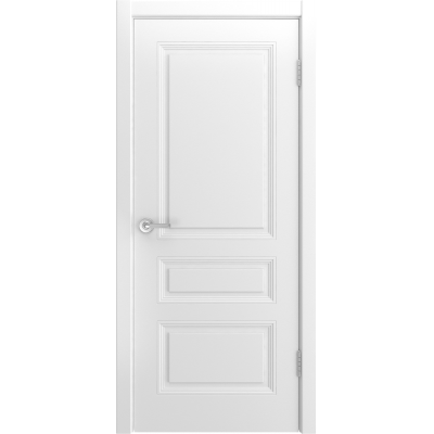 Ульяновская дверь Уно-3 белая эмаль ДГ