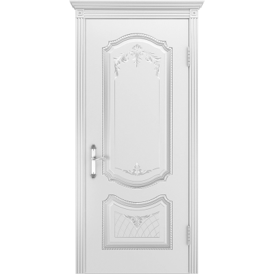 Ульяновская дверь Премьера-3 белая эмаль ДГ