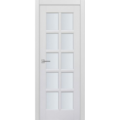 Межкомнатная дверь Турин-13 белая эмаль ДО