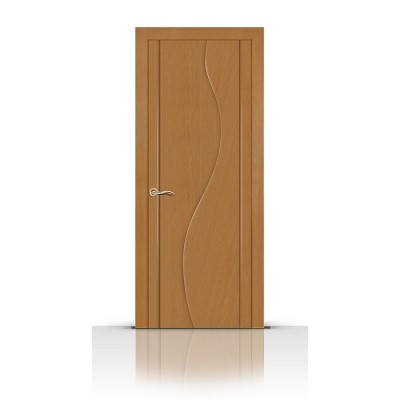 Межкомнатная Дверь СитиДорс модель Кроунд цвет Анегри светлый
