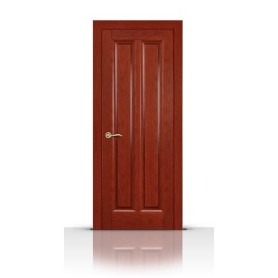Межкомнатная Дверь СитиДорс модель Крит цвет Красное дерево