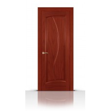 Дверь СитиДорс модель Лазурит цвет Красное дерево