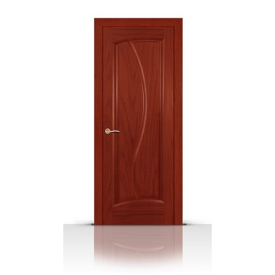 Межкомнатная Дверь СитиДорс модель Лазурит цвет Красное дерево