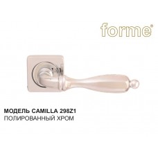 Forme Дверная ручка на розетке 50Z1 CAMILLA 298 полированный хром