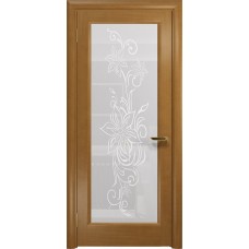 Дверь DioDoor Миланика-1 анегри белое пескоструйное Миланика