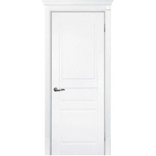 Межкомнатная дверь Смальта-01 белая RAL 9003 ДГ