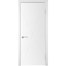 Межкомнатная дверь Скай-7 белая эмаль ДГ